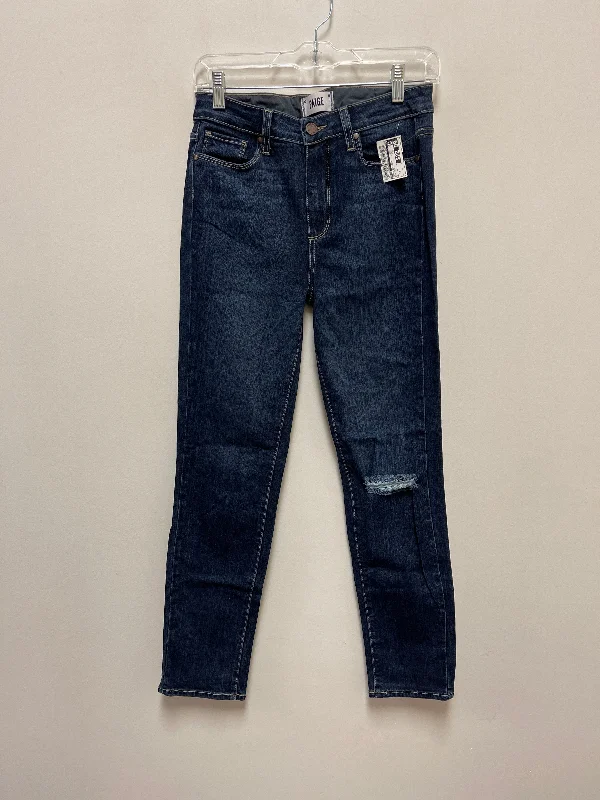 Blue Denim Jeans Designer Paige, Size 6