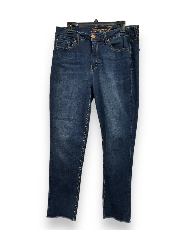 Blue Jeans Straight Seven 7, Size 12