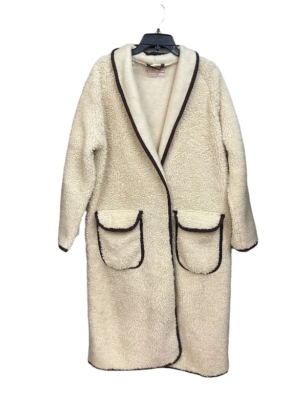 Coat Faux Fur & Sherpa By We The Free In Ivory, Size: M