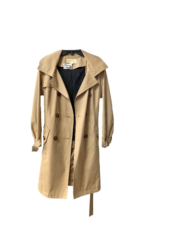 Coat Trench Coat By Michael By Michael Kors In Tan, Size: M