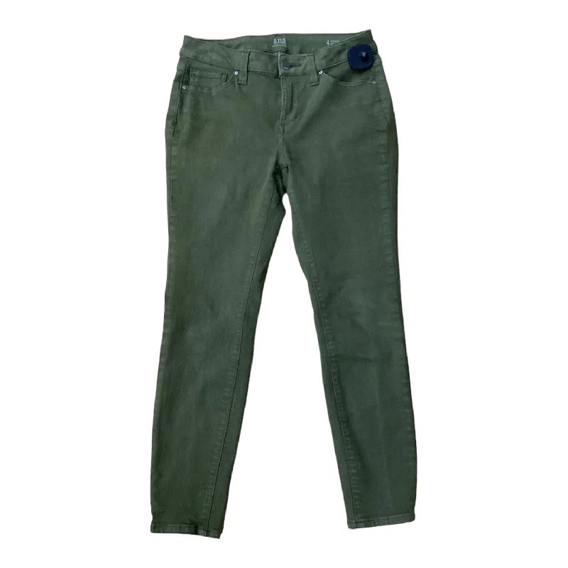 Green Jeans Skinny Ana, Size 4