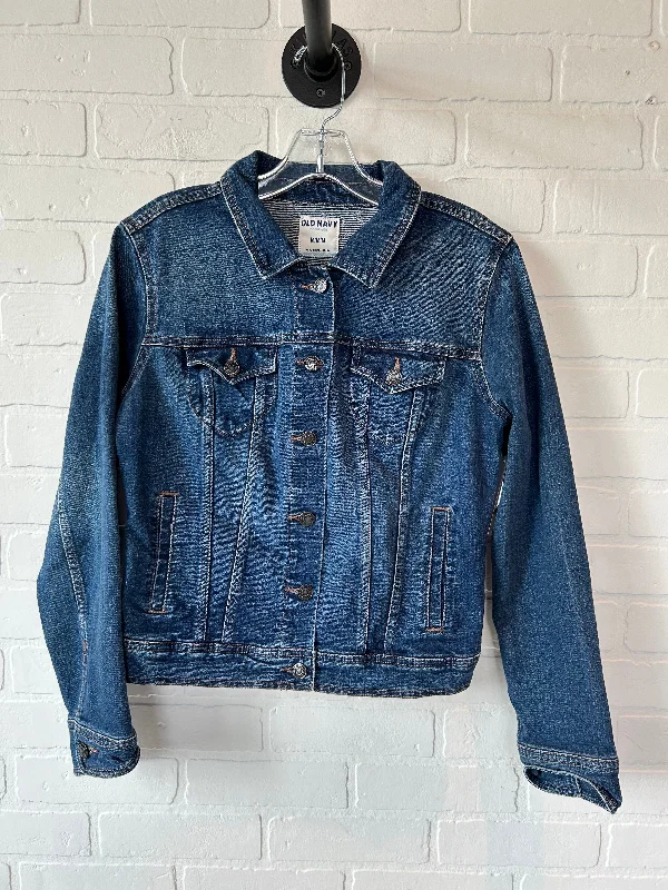 Jacket Denim By Old Navy In Blue Denim, Size: M