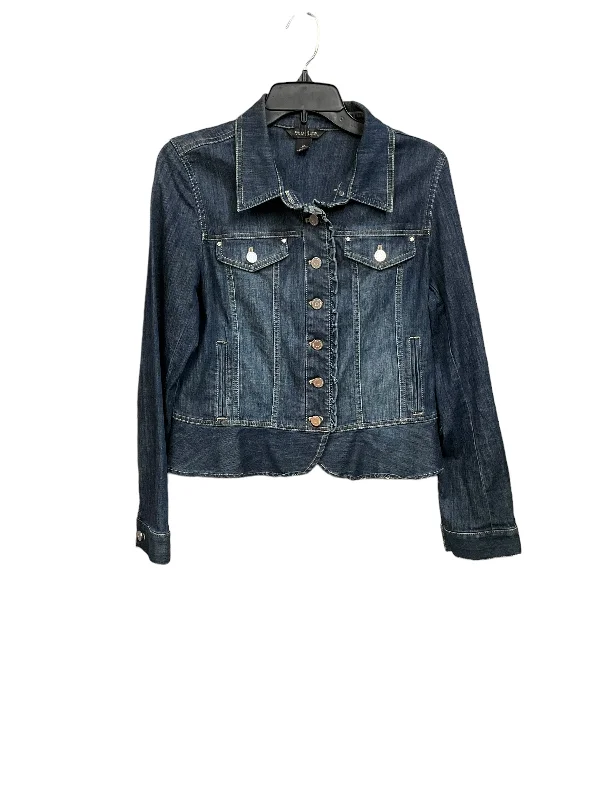 Jacket Denim By White House Black Market In Blue Denim, Size: 10