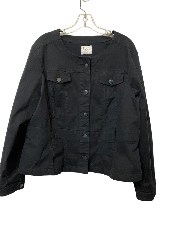 Jacket Other By Elle In Black, Size: 2x