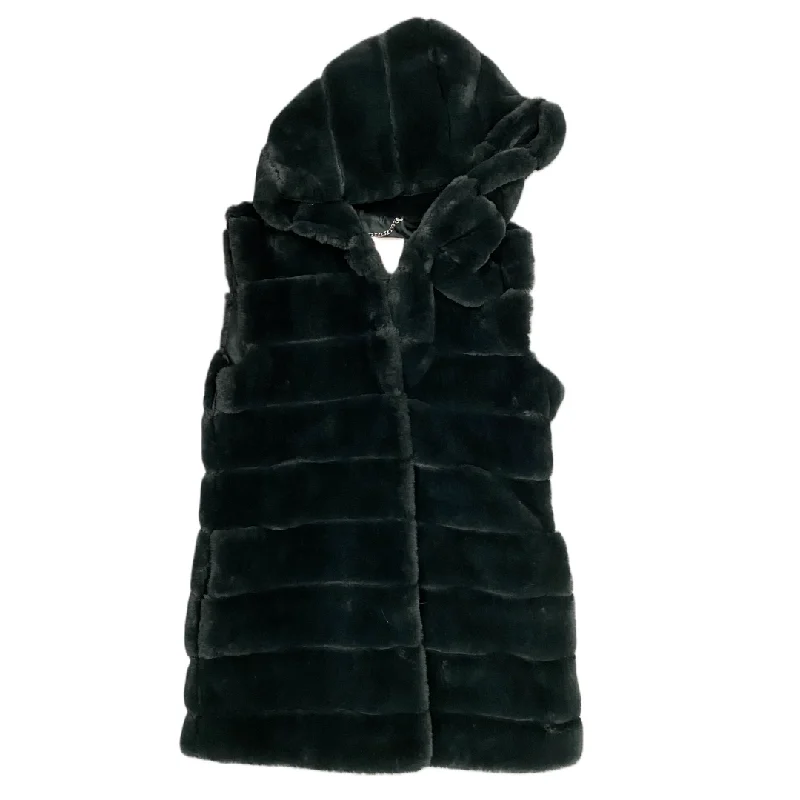 Vest Faux Fur & Sherpa By Bcbgeneration In Green, Size: S