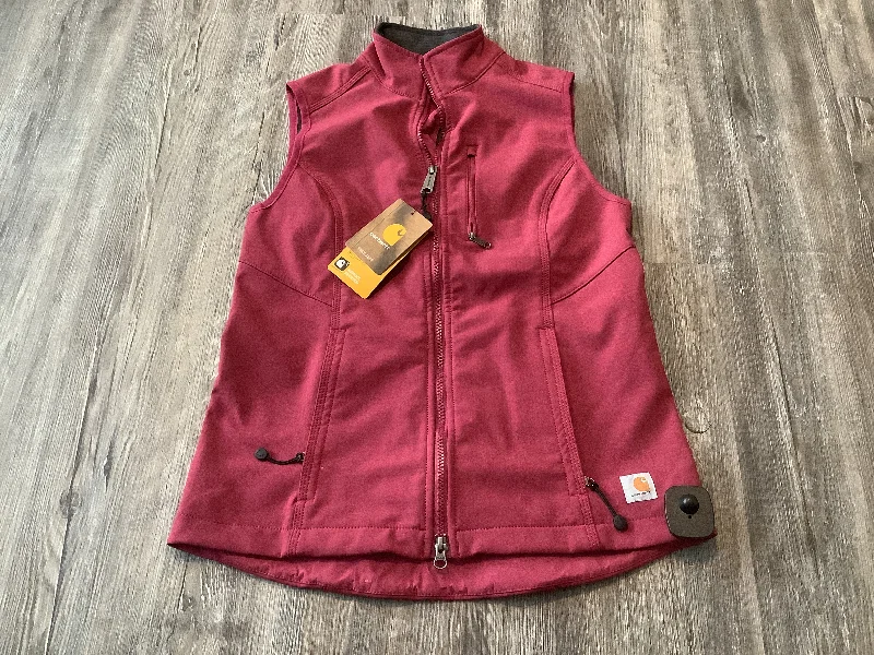 Vest Other By Carhartt In Red, Size: Xs