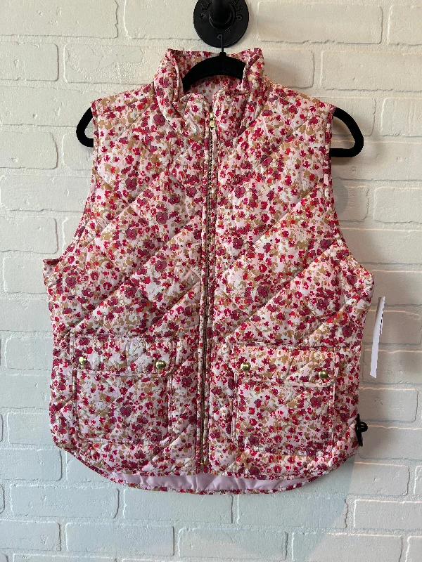 Vest Puffer & Quilted By J. Crew In Pink, Size: M