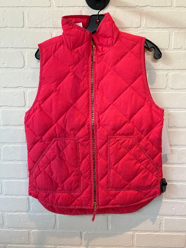 Vest Puffer & Quilted By J. Crew In Pink, Size: S