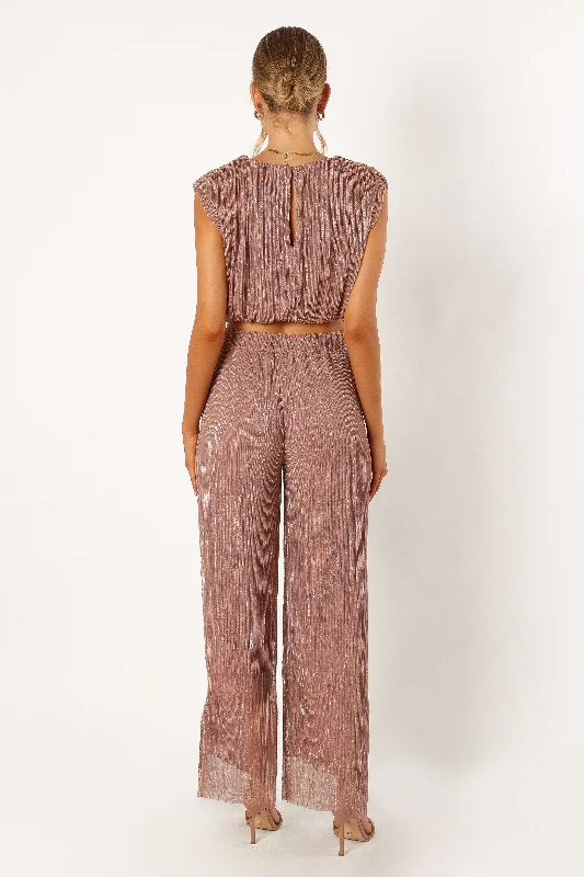 Alexia Two Piece Set - Dusty Rose