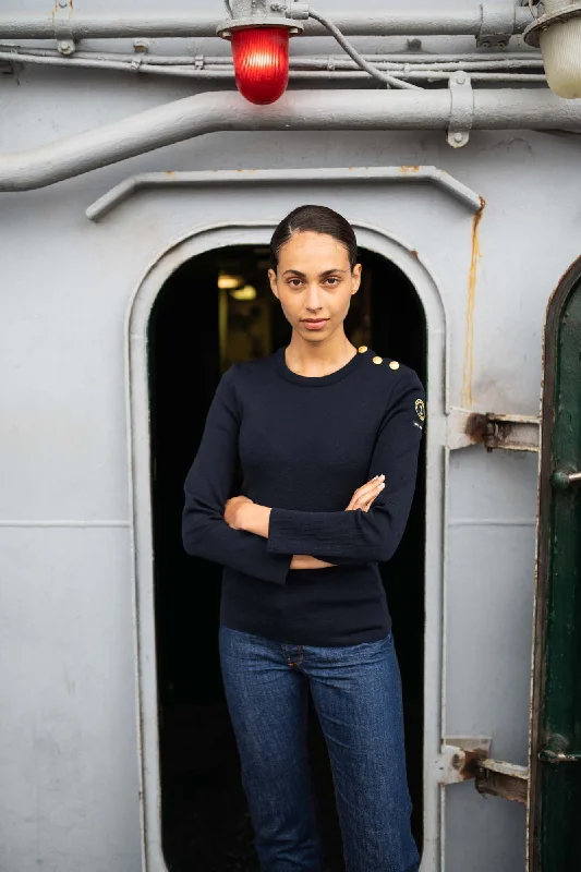 Astrolabe plain sailor jumper - SAINT JAMES x Marine nationale (NAVY)