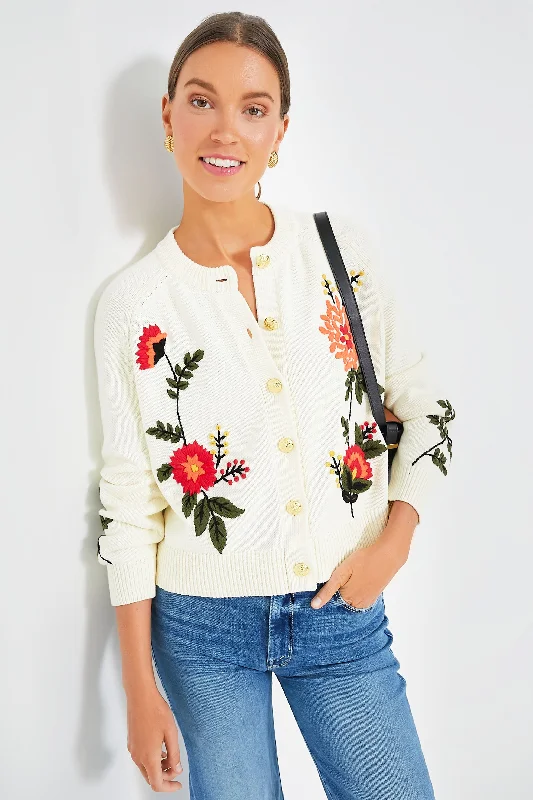 Embroidered Quincy Cardigan