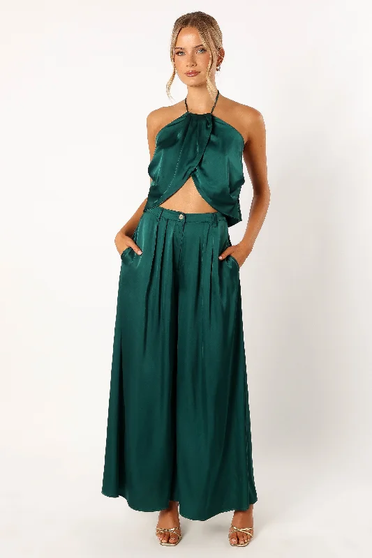 Estelle Pant Set - Emerald