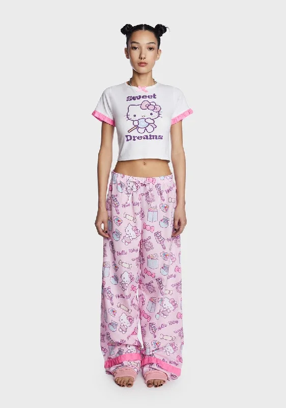 Hello Kitty Sweet Dreams Tee And Trouser Set