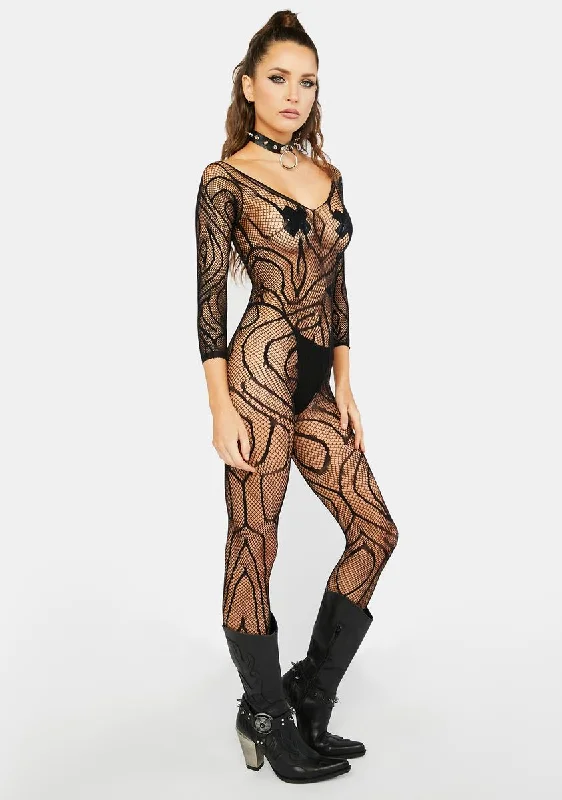 Kisses And Wishes Crotchless Bodystocking