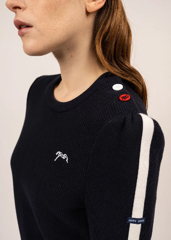 Maïwenn cotton sailor jumper - SAINT JAMES x Pénélope (NAVY)