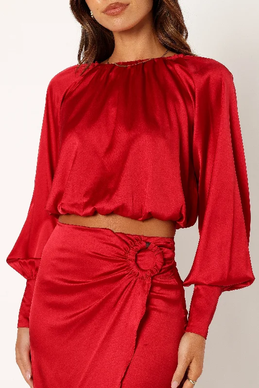 Natasha Two Piece Set - Red