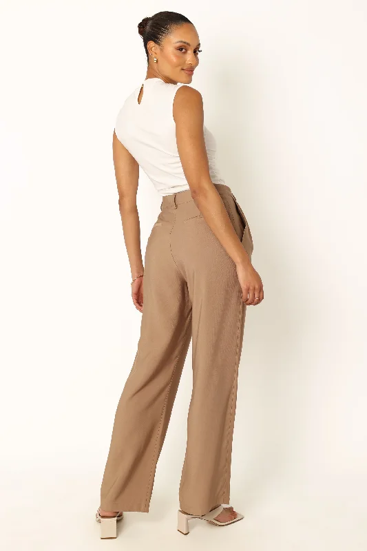 Noelle Pant - Light Brown