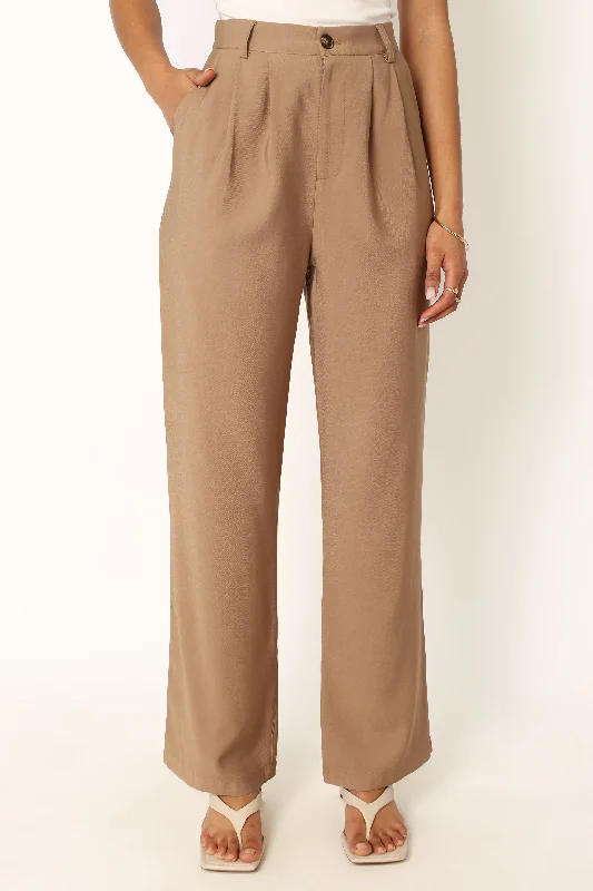 Noelle Pant - Light Brown