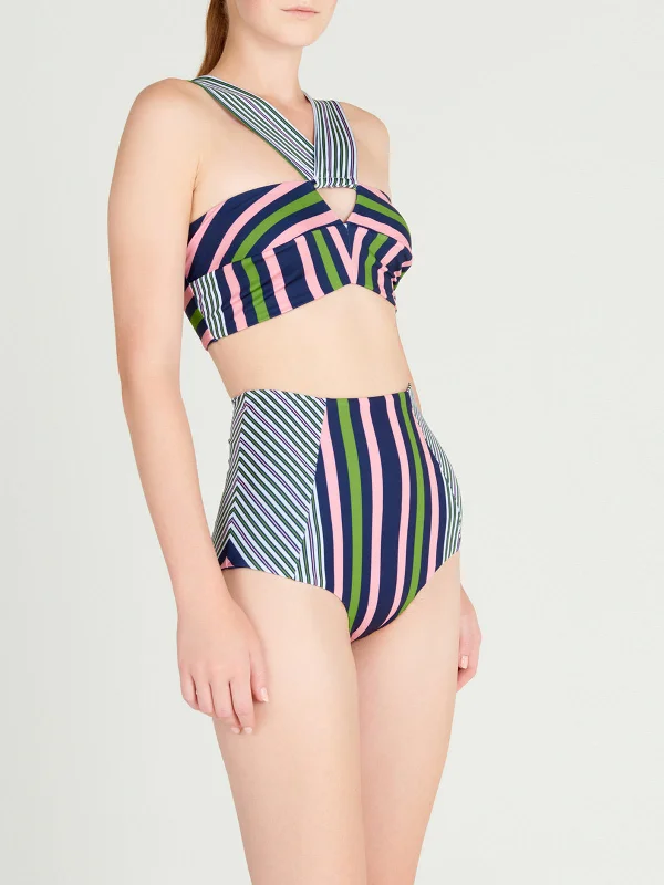 Olga Bikini Top + Hilaria Bikini Bottom Multicolor