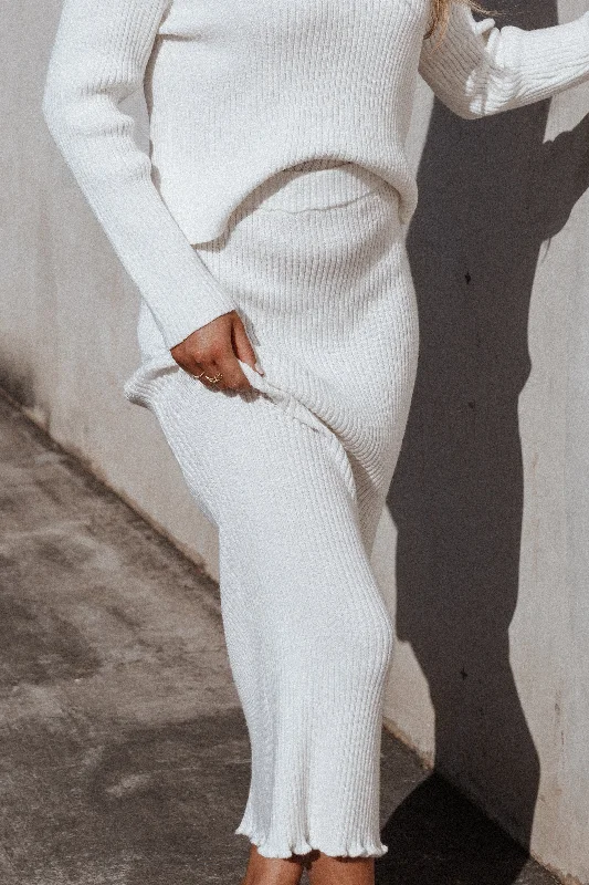 Payton Knitted Set - White