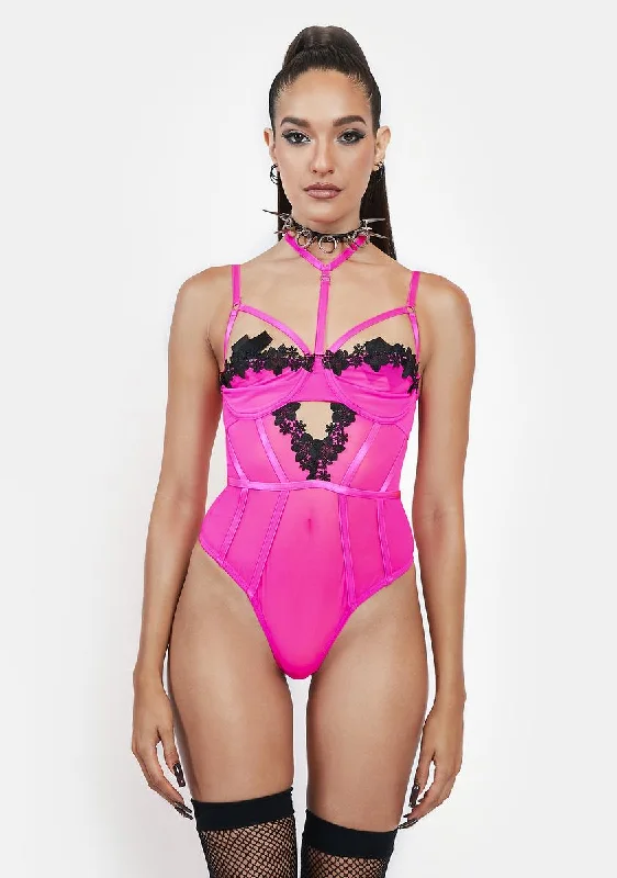 Sugar Coated Seduction Sheer Teddy