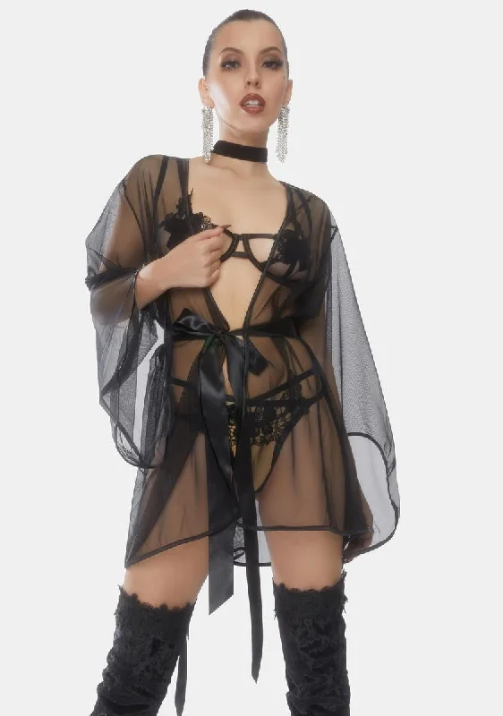 Sydney Sheer Short Robe