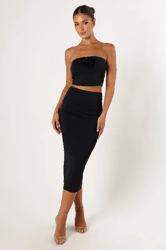 Tiarny Two Piece Set - Black