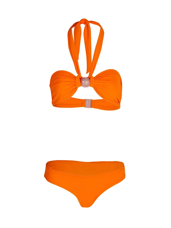 Valderice Bikini Top + Fermina Bikini Bottom Orange