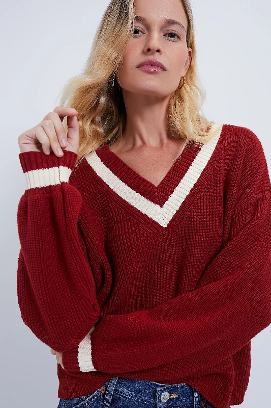 Washed Red Ashe Sweater