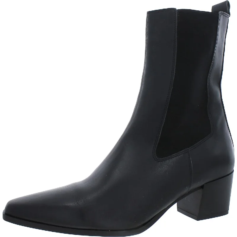 Star Womens Leather Chelsea Boots