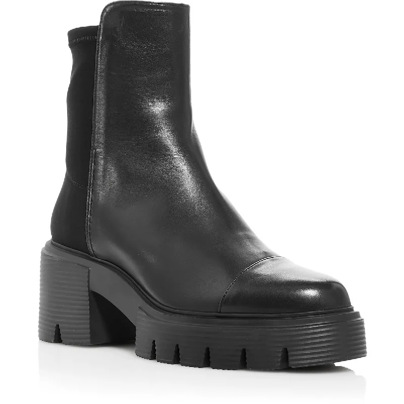 Soho Womens Leather Ankle Booties