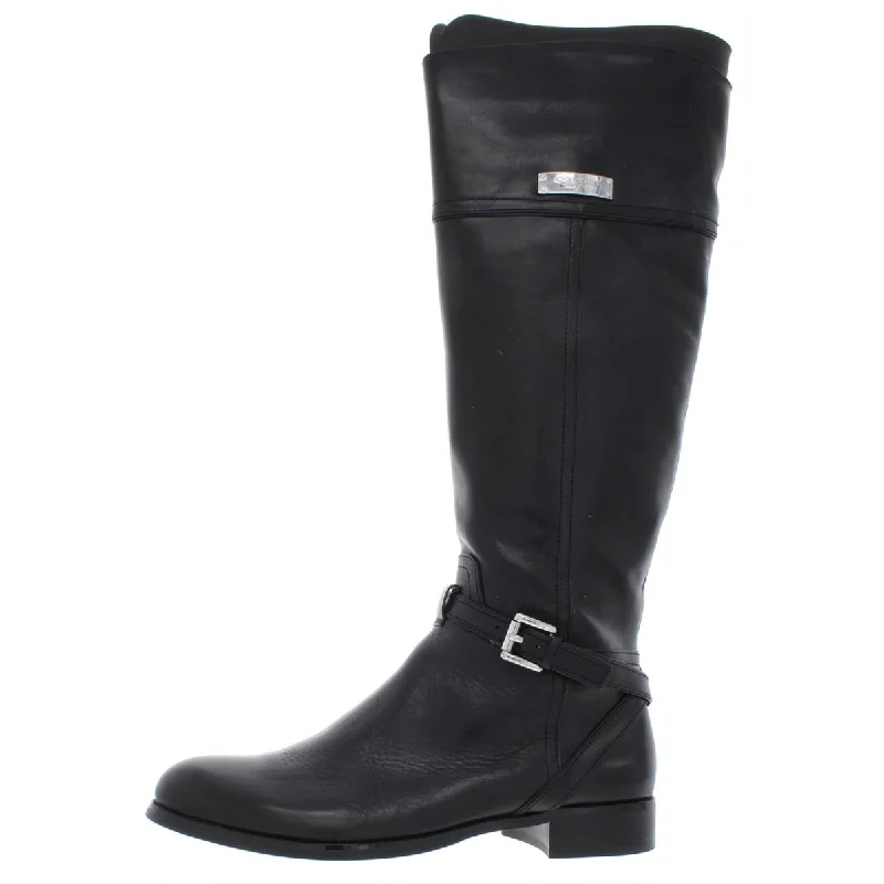 Micha Calf Womens Leather Tall Riding Boots