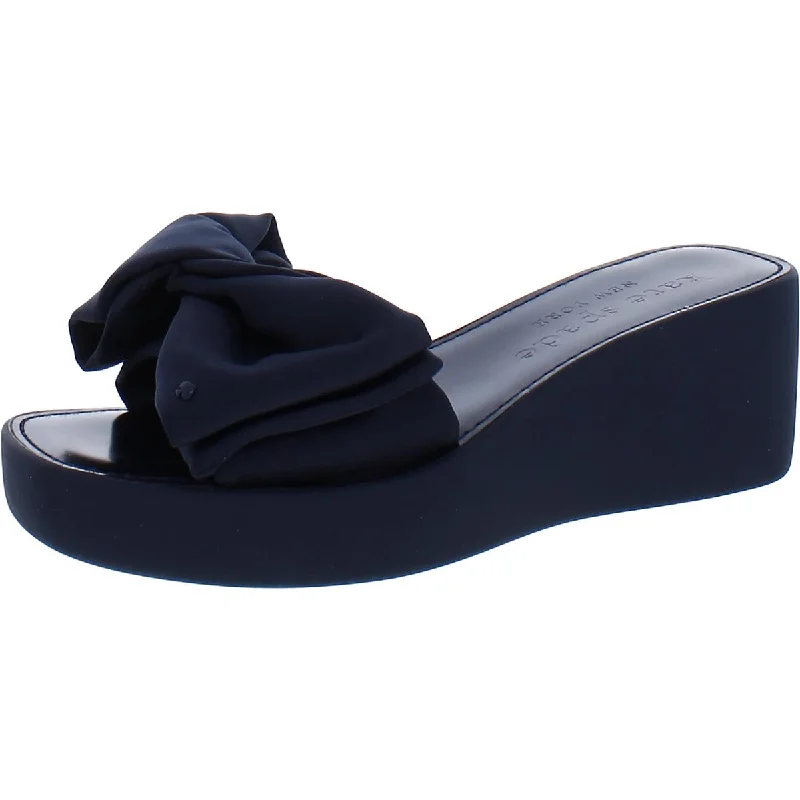 Bikini Womens Open Toe Slip On Wedge Sandals