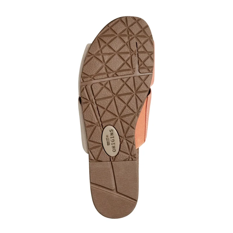 Earth Lexi Slide Sandal (Women) - Peach Multi