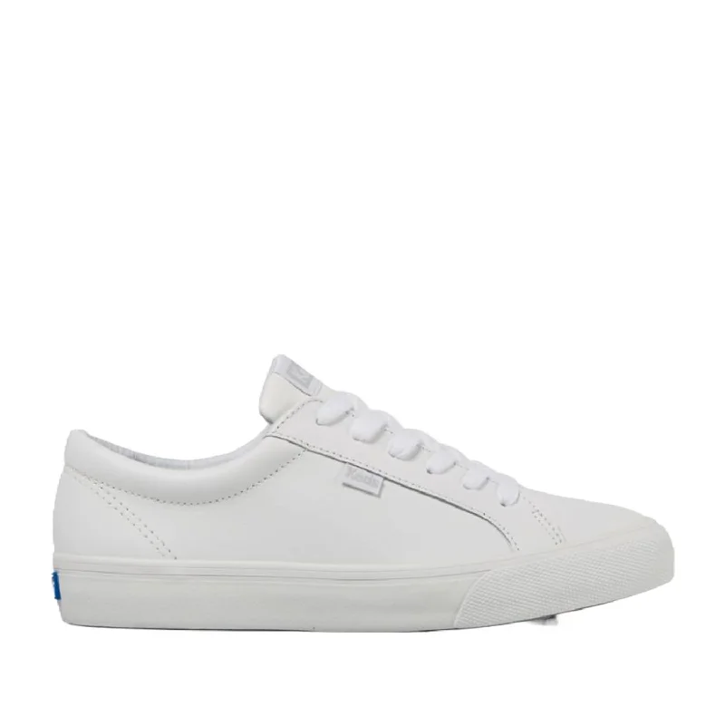 Keds Women's Jump Kick Leather in White/White