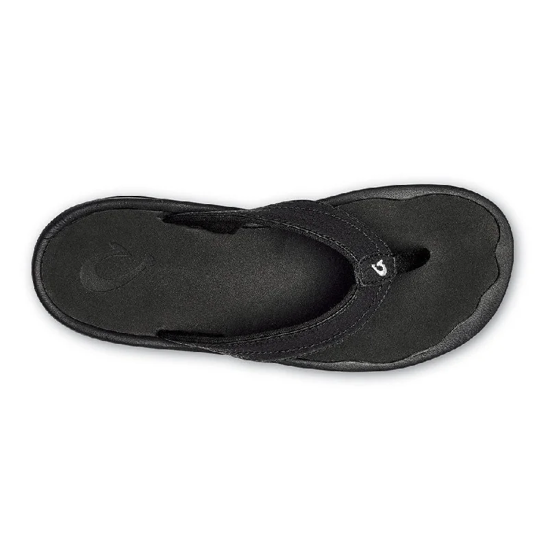 OluKai 'Ohana Flip Flop Sandal Black (Women's)