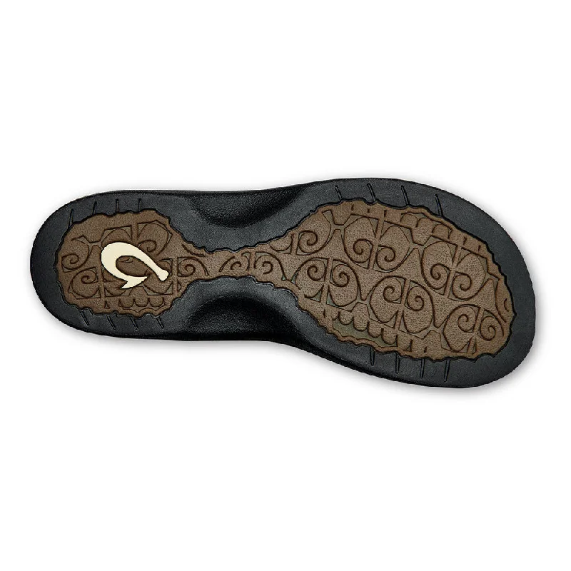 OluKai 'Ohana Flip Flop Sandal Black (Women's)