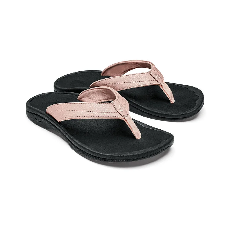 OluKai 'Ohana Flip Flop Sandal Petal Pink / Black (Women's)