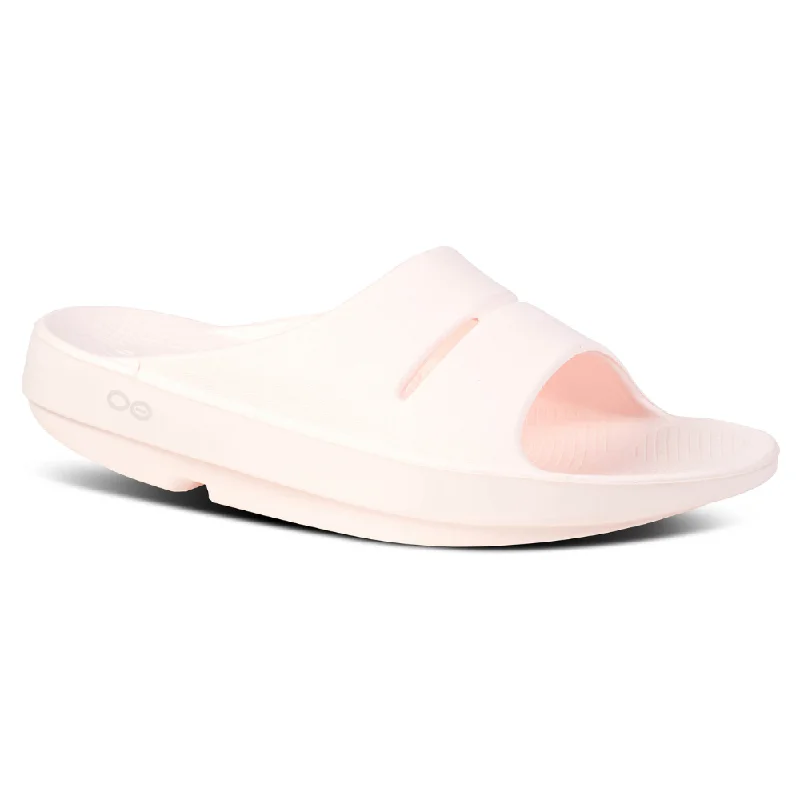 OOFOS OOahh Slide Blush Sandal (Unisex)