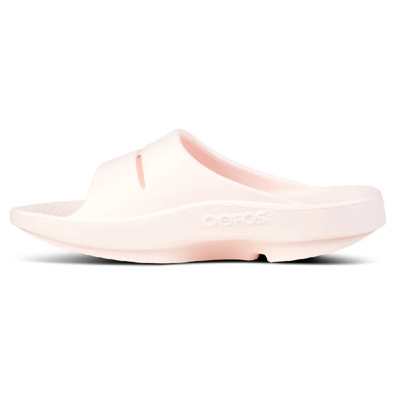 OOFOS OOahh Slide Blush Sandal (Unisex)