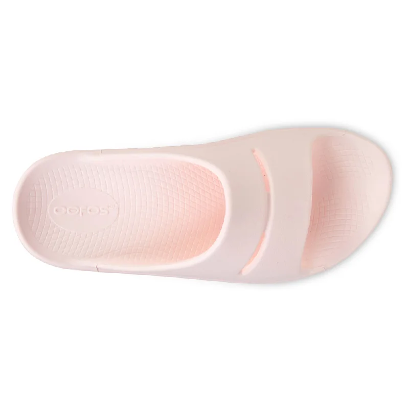 OOFOS OOahh Slide Blush Sandal (Unisex)