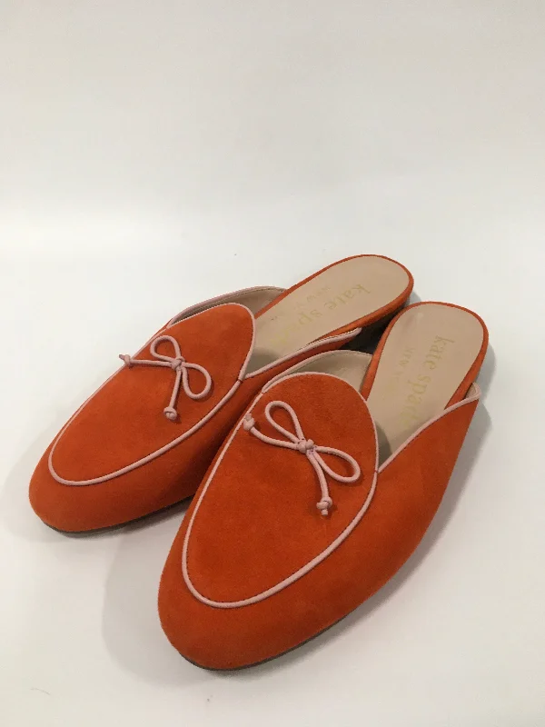 Orange Shoes Flats Kate Spade, Size 8.5