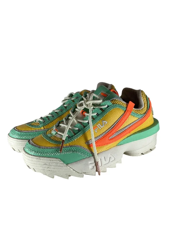 Shoes Sneakers By Fila In Multi-colored, Size: 8