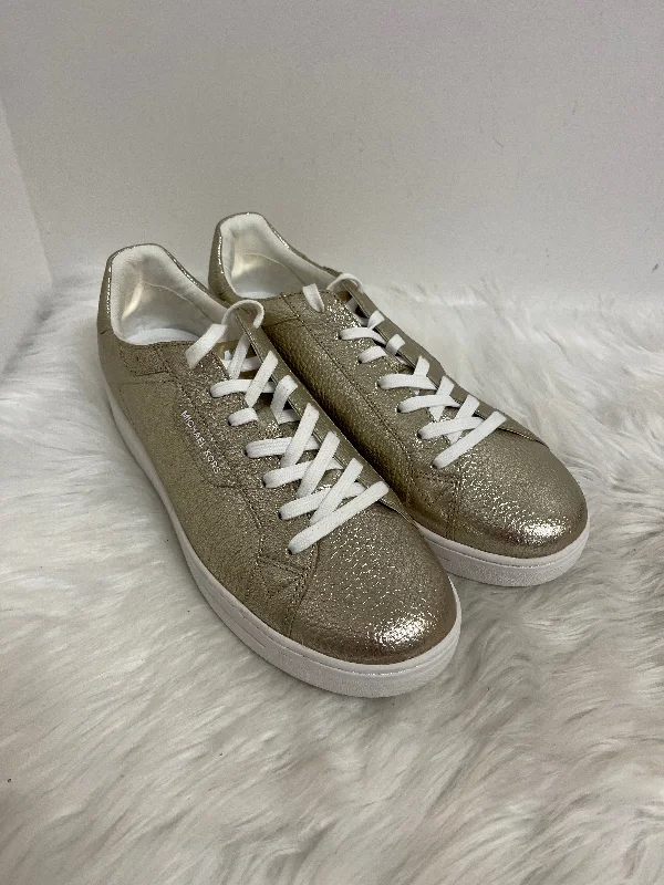 Shoes Sneakers By Michael By Michael Kors In Gold, Size: 10