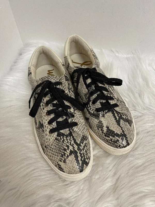 Shoes Sneakers By Sam Edelman In Snakeskin Print, Size: 9.5