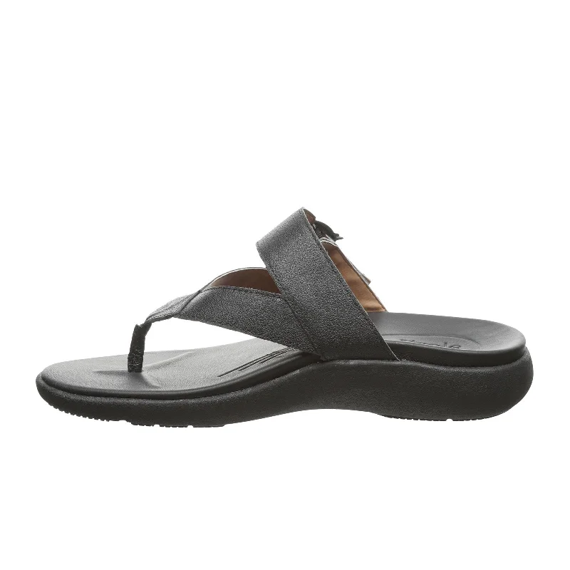 Strole Promenade Thong Sandal (Women) - Black 2