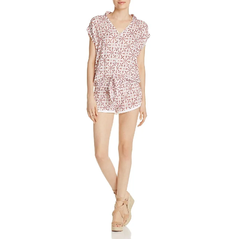 Womens Print Playsuit Romper