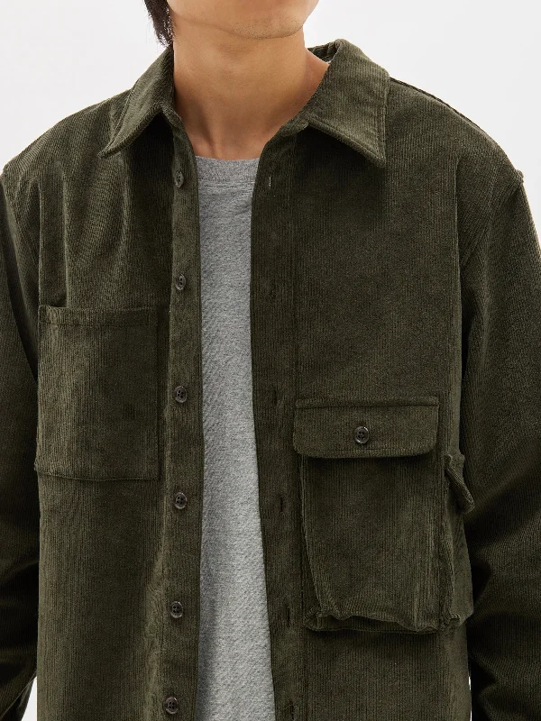 cord utility pocket jacket