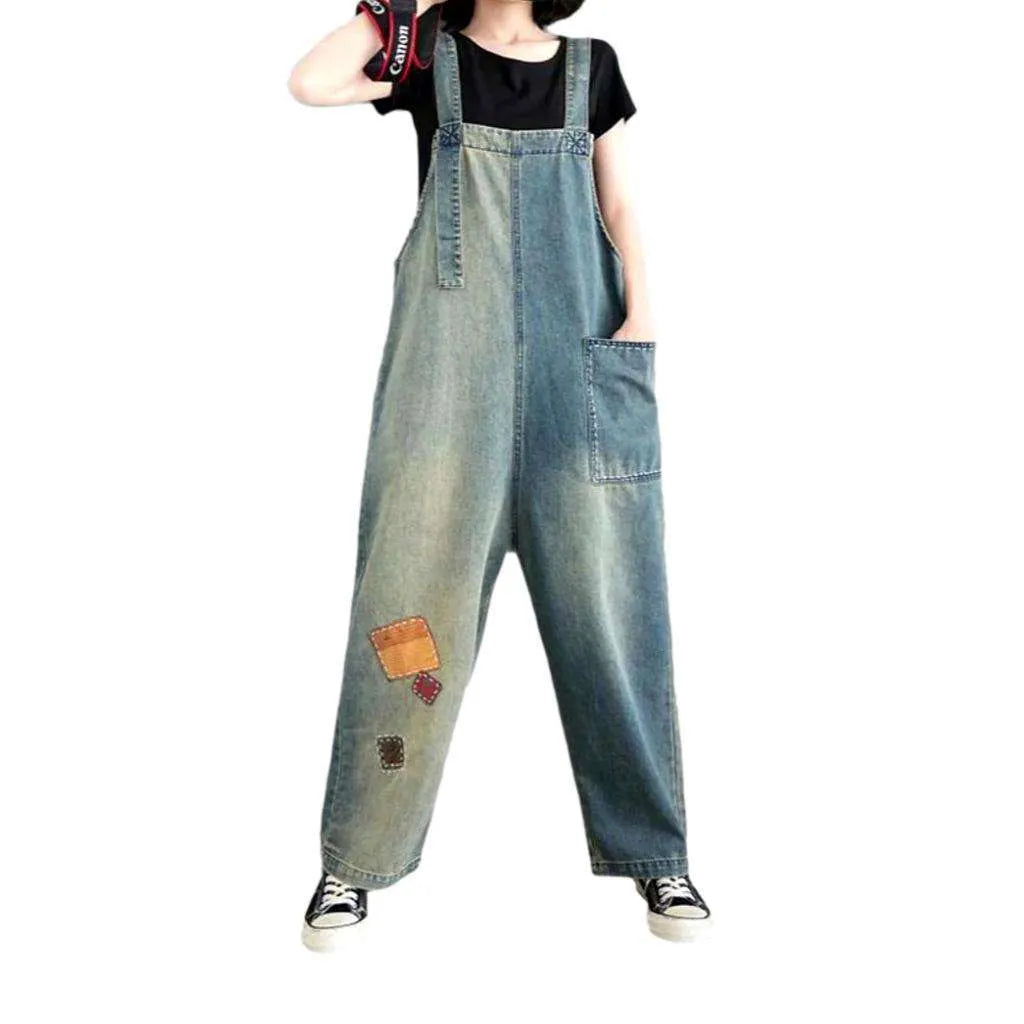 Fashion denim dungaree for women