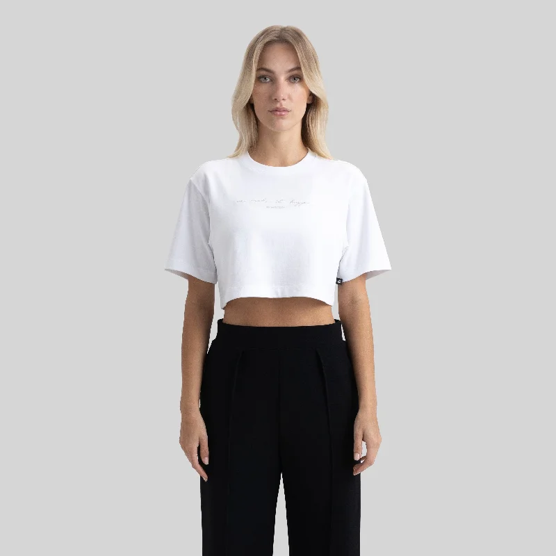 INVICTA CROP TOP WHITE